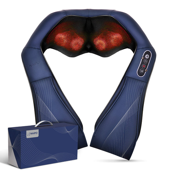 Shiatsu Back Shoulder and Neck Massager with Heat - Deep Tissue