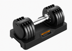 Adjustable Dumbbell Barbell Weight Set, 25 Lbs Weight Set, Dumbbell Barbell 2 in 1 with Non - Slip Neoprene Hand and Connecting Rod Home Gym Equipment for Men and Women - NAIPO