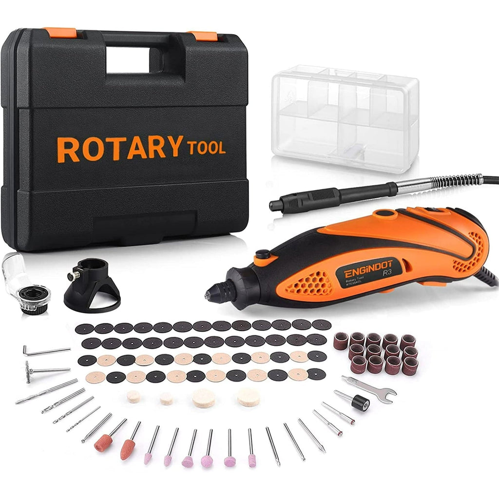 ENGINDOT Rotary Tool Kit with Keyless Chuck Flex Shaft 6 Variable Spe NAIPO