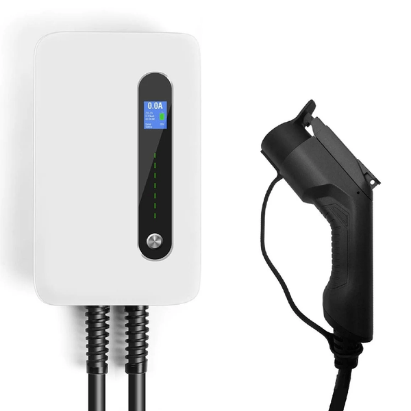 EV Charger 48Amp Indoor Outdoor Electric Car Charger EVSE SAE J1772 25ft Cable