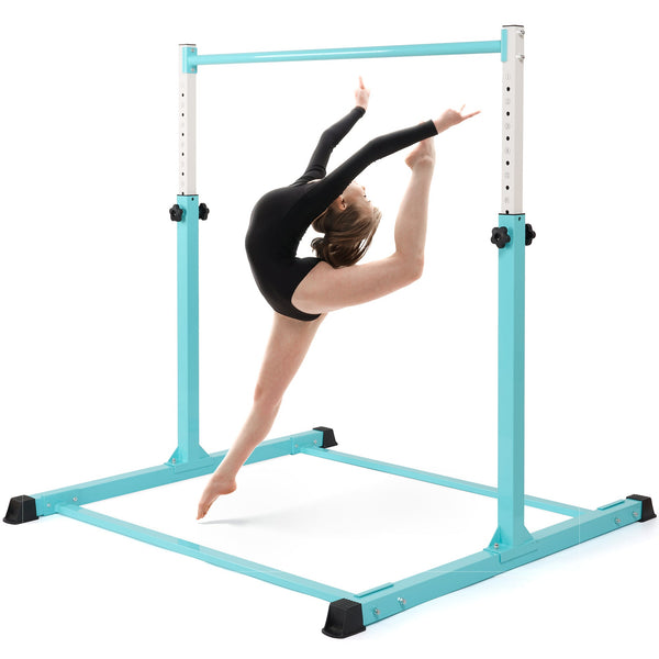 Gymnastics Bars Horizontal Bars for Junior Home Practice Training Bar with Adjustable Width Height - NAIPO