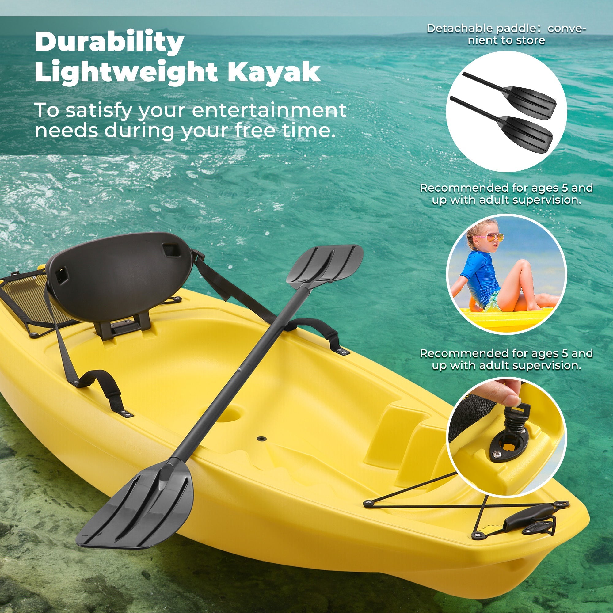 kid kayak Multi-Scenario Kayak Applied & Lightweight – NAIPO