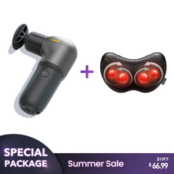 Mini Massage Gun + Massage Pillow Bundle - NAIPO