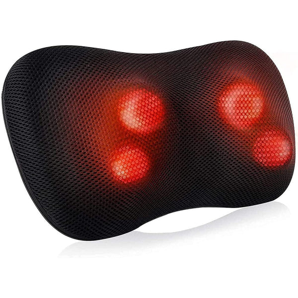 Naipo Back Neck Massager with Heat, Shiatsu Deep - Kneading Massage for Muscle Pain Relief Spa - Like Soothing for Home Car and Office - NAIPO