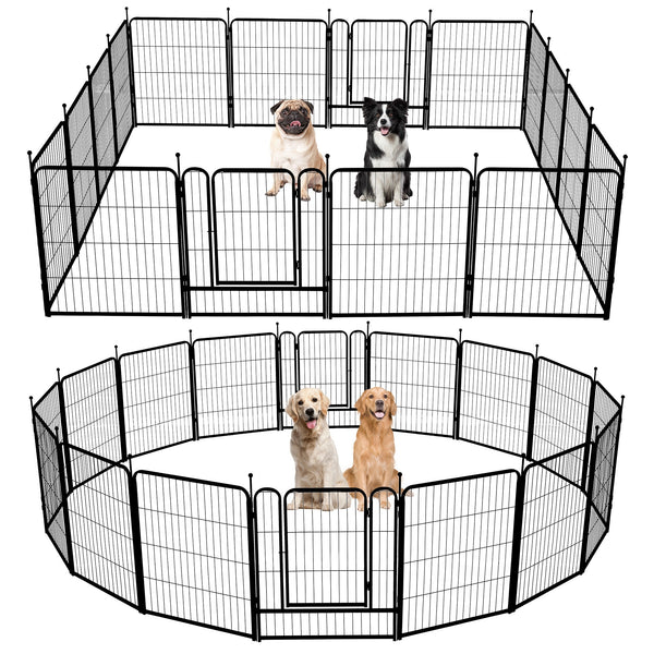 Naipo Dog Playpen Outdoor, 16 Panel 40