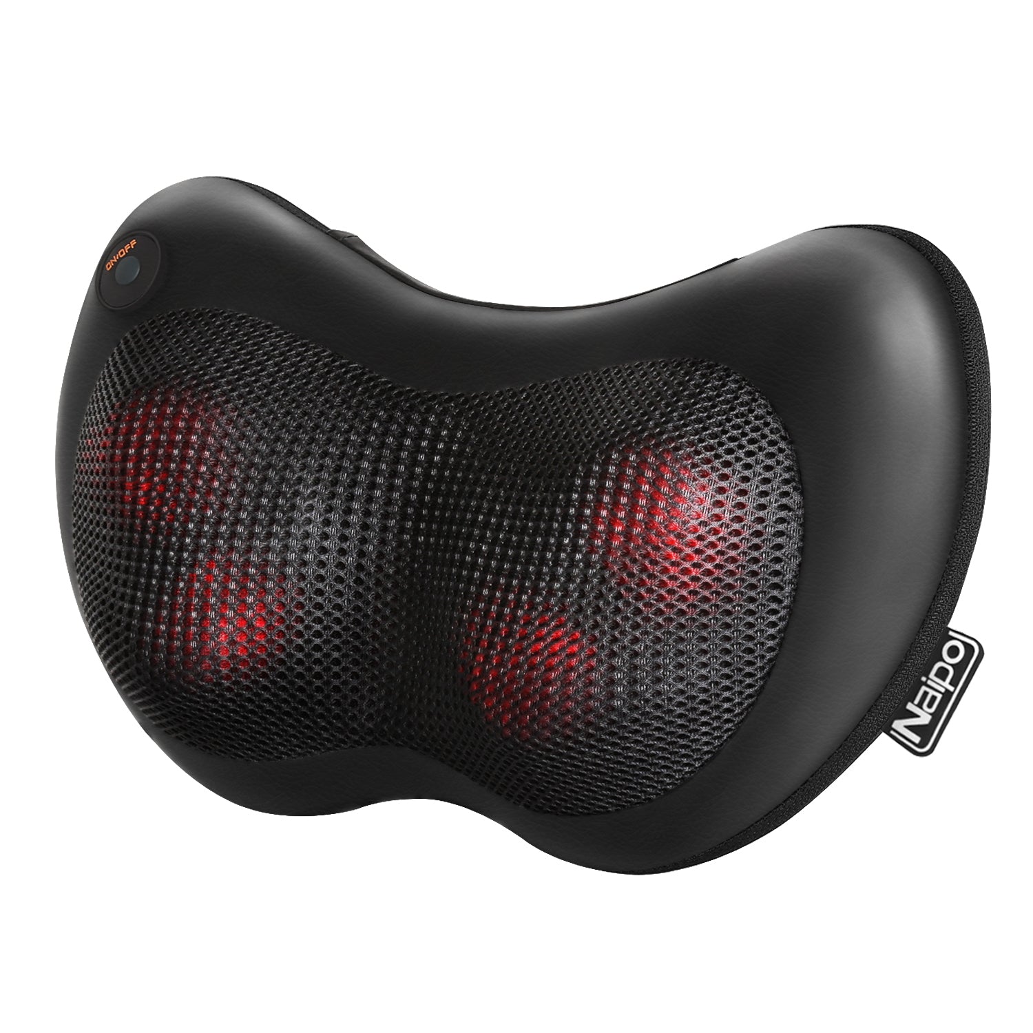 Naipo Massage Pillow with Heat Shiatsu Deep Kneading MGP-129A