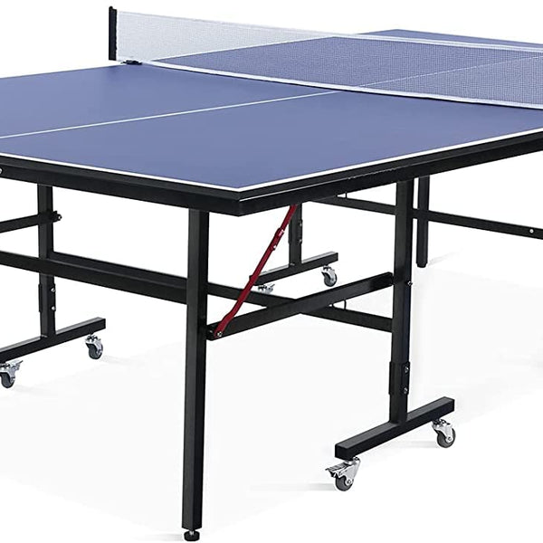 Ping Pong Table Professional Table Tennis Table, Standard Size, Foldable Ping Pong Tables, Suitable for Indoor/Outdoor Easy to Move