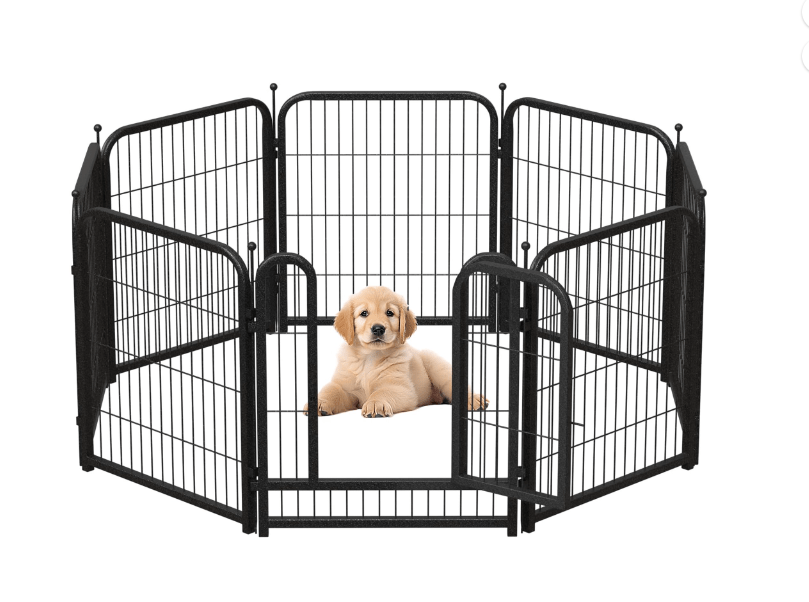 Naipo Rollick Dog Playpen for Yard, RV Camping│Patented, 24 inch 8 Panels