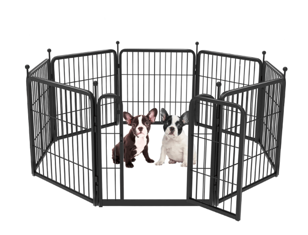 Naipo Rollick Dog Playpen for Yard, RV Camping│Patented, 32 inch 8 Panels