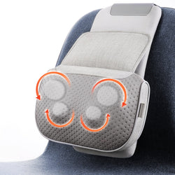 Naipo Shiatsu Back Massager Neck Massage Pillow with Heat, 3D Deep Tissue Kneading for Lower Upper Shoulder Pain Relief - NAIPO