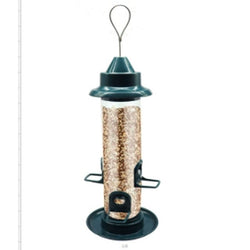 Naipo Tube Bird Feeders for Outdoors Hanging, Squirrel Proof Wild Bird Feeders with 4 Feeding Ports, Attract a Variety of Hummingbird, Garden Yard Decoration - NAIPO