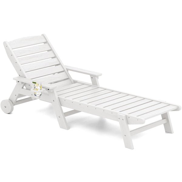 Patio Chaise Lounge Chair, PS Pool Lounge Chair