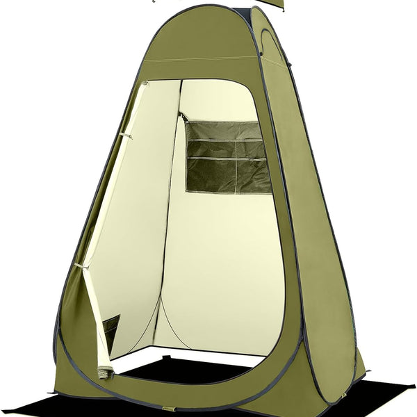 Portable Pop Up Privacy Shower Tent Spacious Changing Room for Camping Hiking Beach Toilet Shower Bathroom