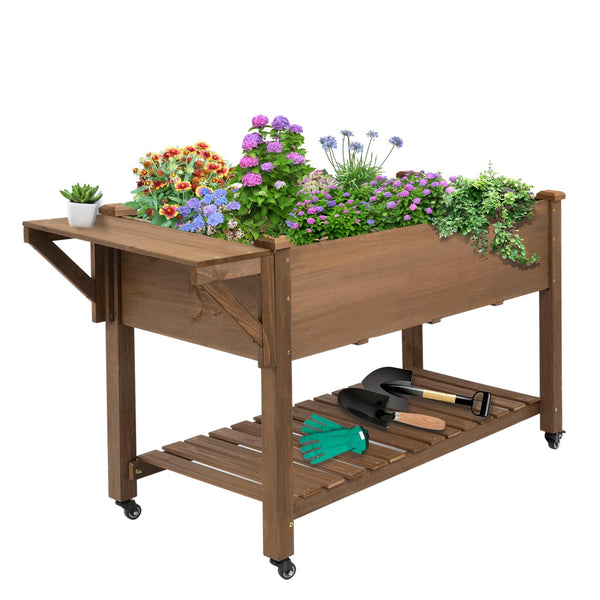 Raised Garden Bed Elevated Wood Planter