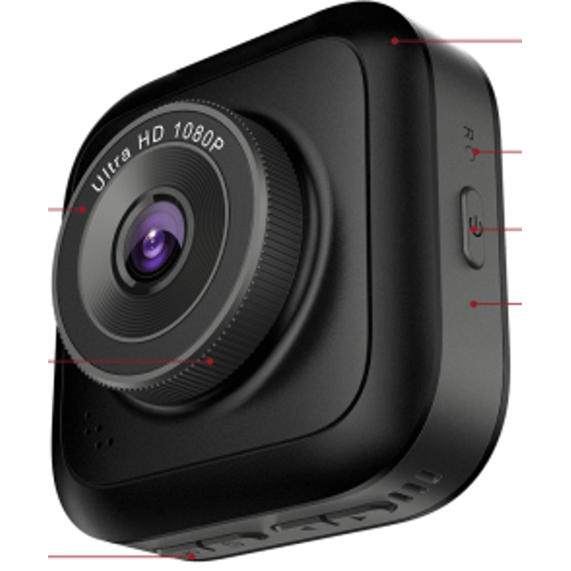 Tacklife 4k Mini Car Dash Cam, 2