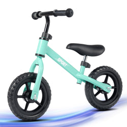 Toddler Balance Bike, 10 Inch Toddler Bike,No Pedal Beginner Kids Bicycle,Rubber Inflatable Tires,Adjustable Seat,Durable Frame,Gift Bike for 2 - 5 Boys Girls - NAIPO