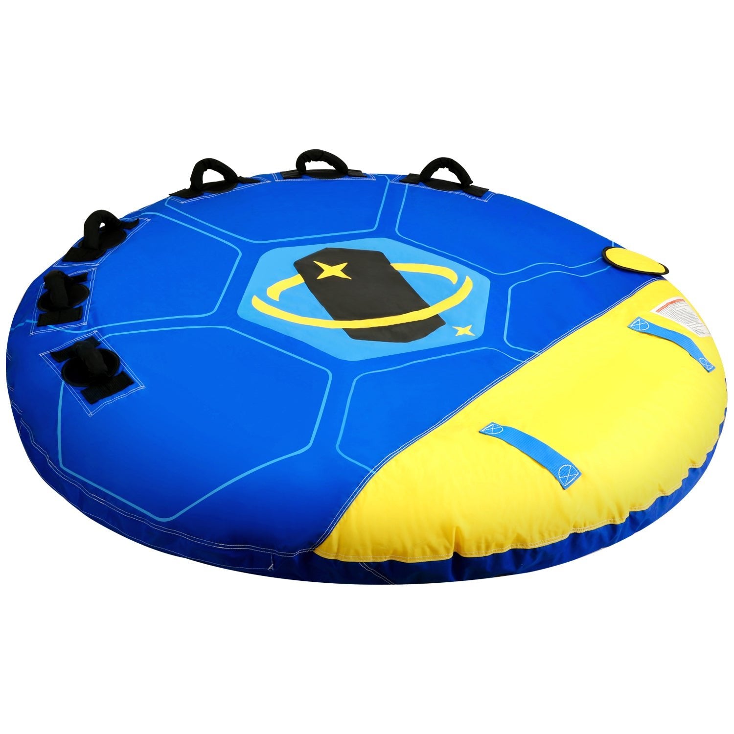 Inflatable Towable Tube for Boating 1-3 Rider, Have Fun on The Lake, Ocean, Watersports,70 inches