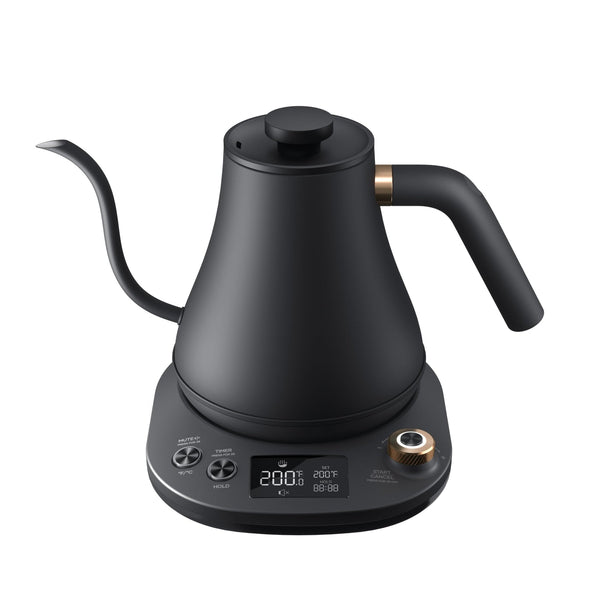 GOOSENECK KETTLE TEMPERATURE CONTROL, POUR OVER ELECTRIC KETTLE FOR COFFEE AND TEA, 100% STAINLESS STEEL INNER