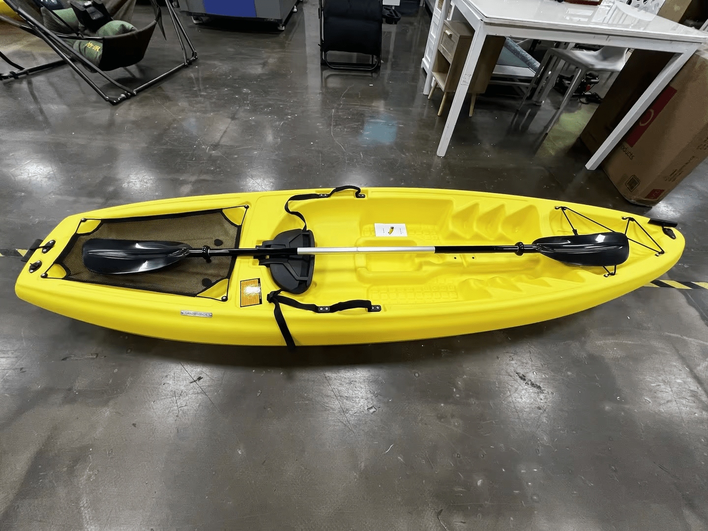 kayak with paddle adult