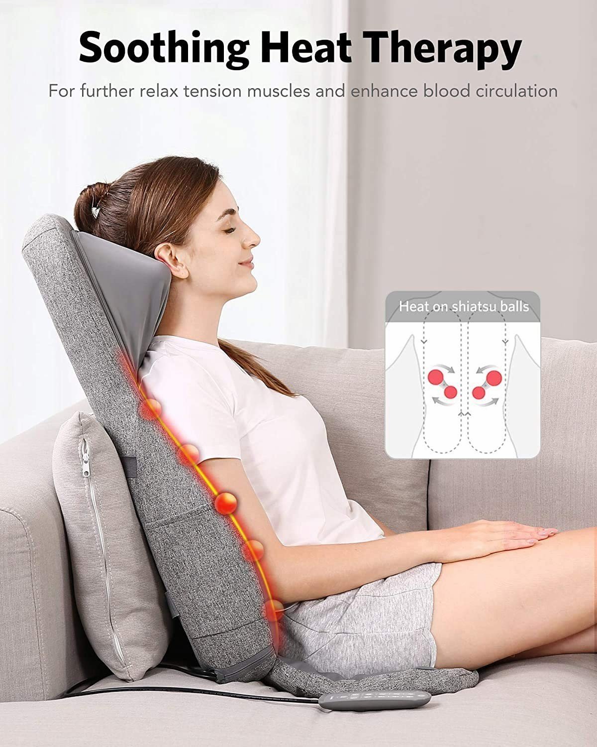 Naipo back and neck massager shiatsu massage chair hotsell