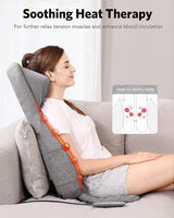 Naipo Shiatsu Back Massager Seat Cushion With Heat, Deep Kneading, Rolling  And Vibrating For Full Back Pain Relief - Massage Shawl - AliExpress