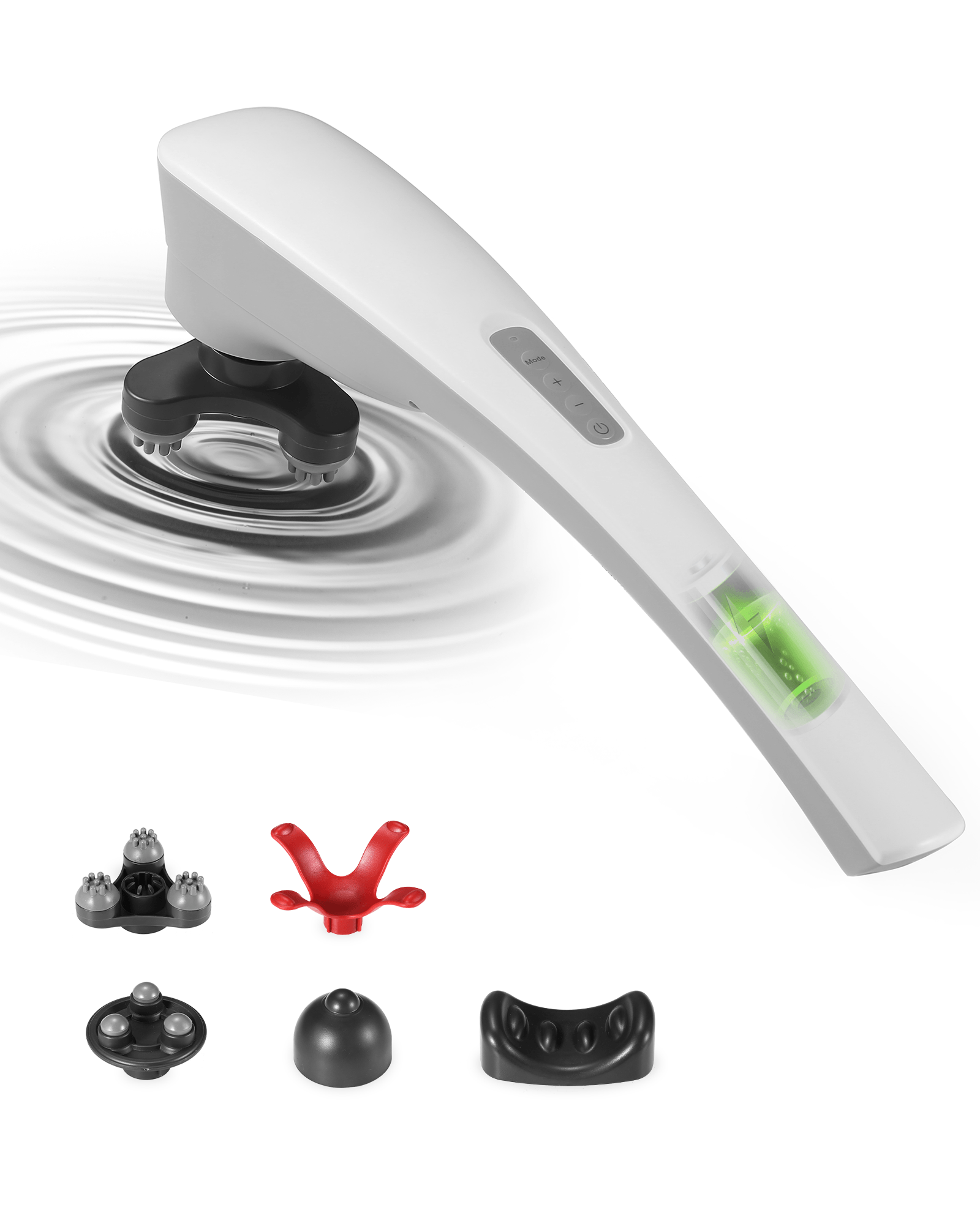 Naipo Cordless Percussion Massager with Multi-Speed Vibration--Homespa