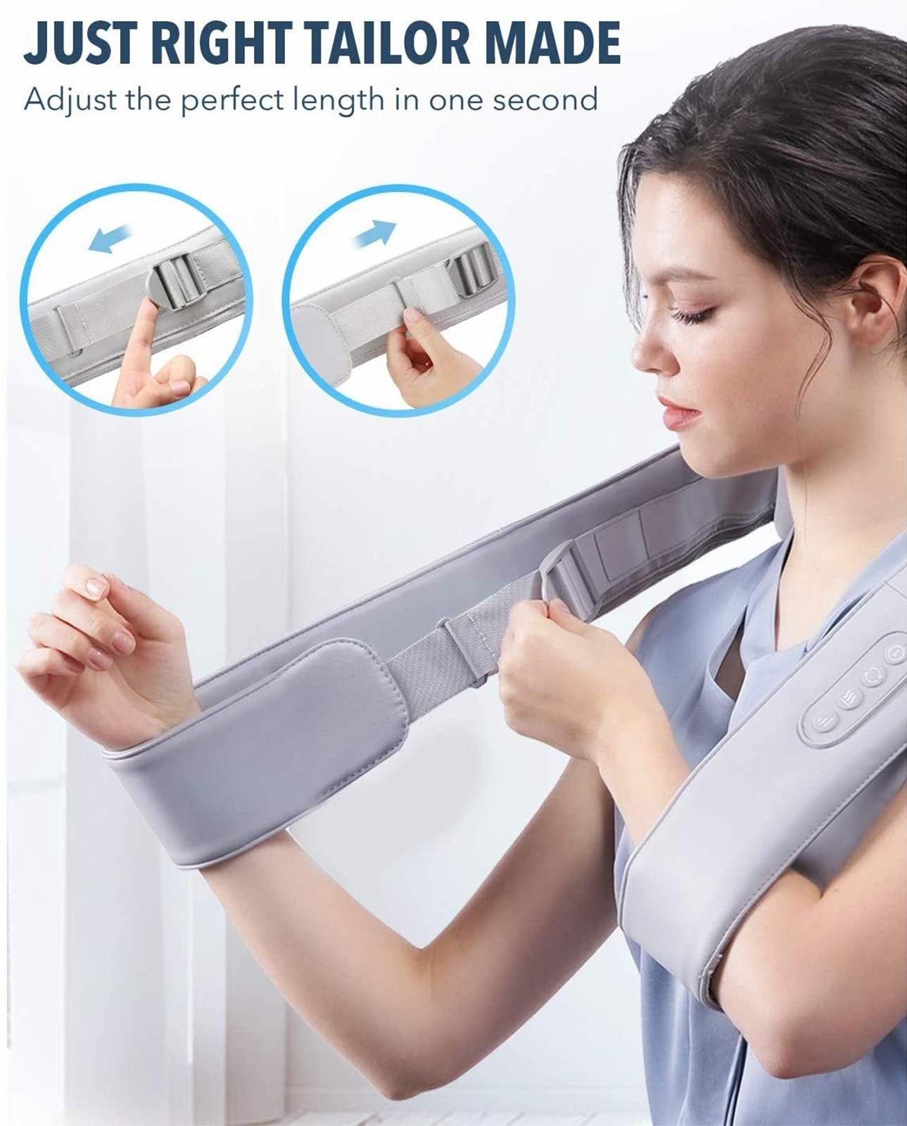 NAIPO oCuddle™ Shoulder Massager with Adjustable Heat and Straps--Wholesale--US